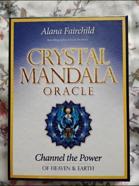 Alana Fairchild Crystal Mandala Oracle Deck - Blue & Gold Artwork
